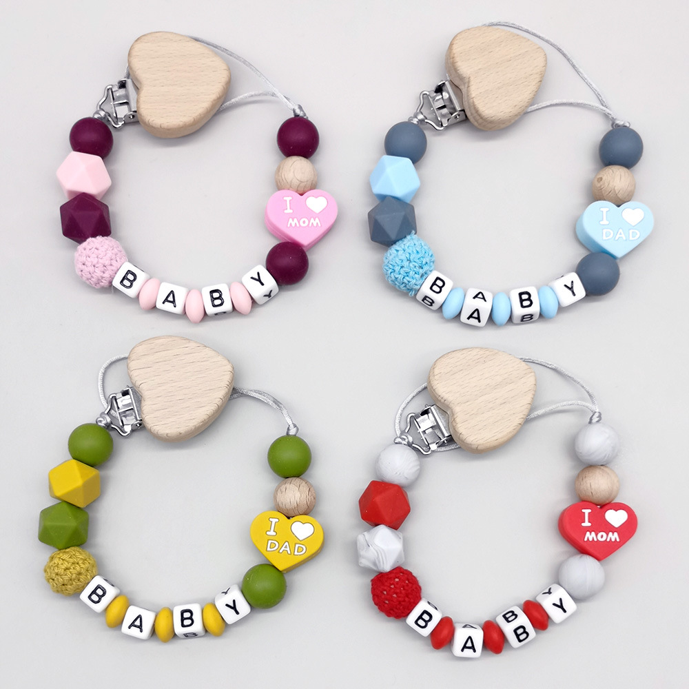 Baby Products In - Nome personalizado personalizável bebê mordedor chupeta
