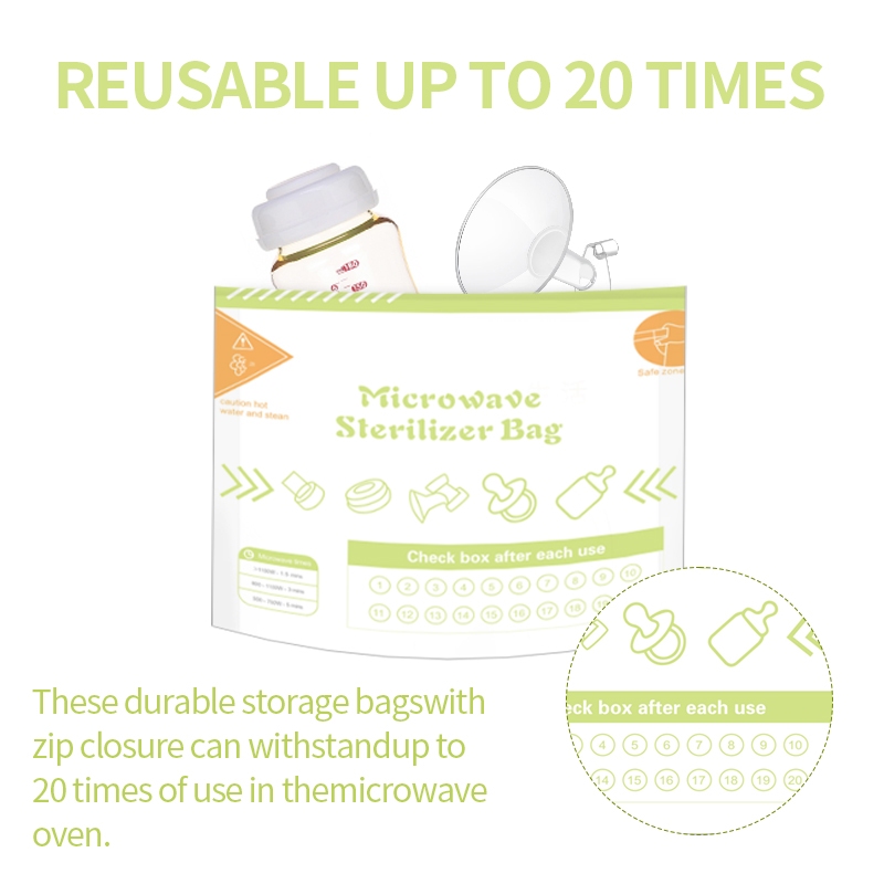 10 Sacos Esterilizadores Reuti - Baby Bottle Sterilizer avaliação e preço