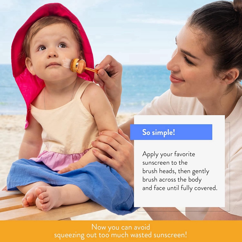 AA20-Conjunto de escova protet - Baby Sunscreen Lotion avaliação e preço